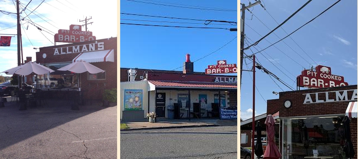 Allman's Bar-B-Que Menu
