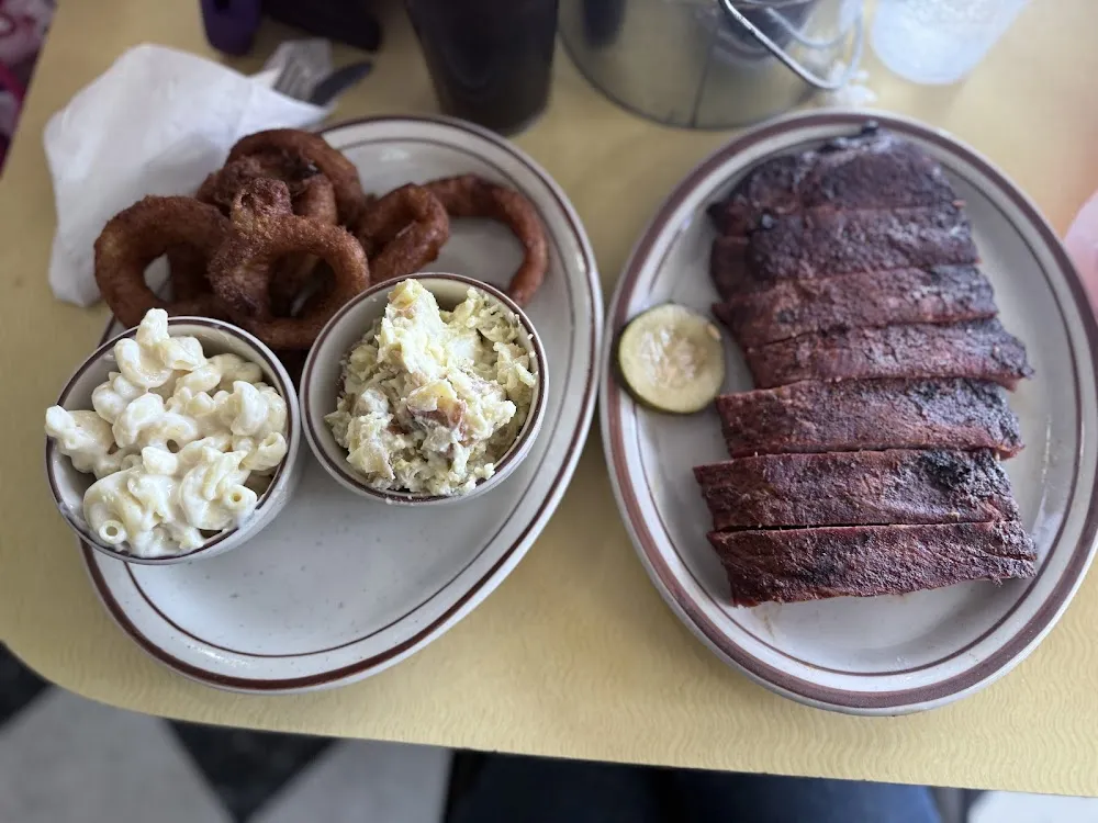 Half Rack Pork Ribs and Sides